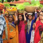 Erntedankprozession bei Indus