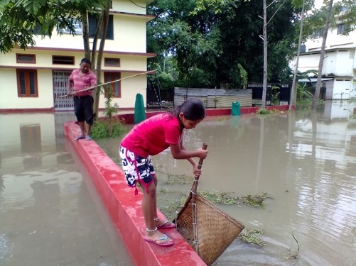 Hochwasser in Indien